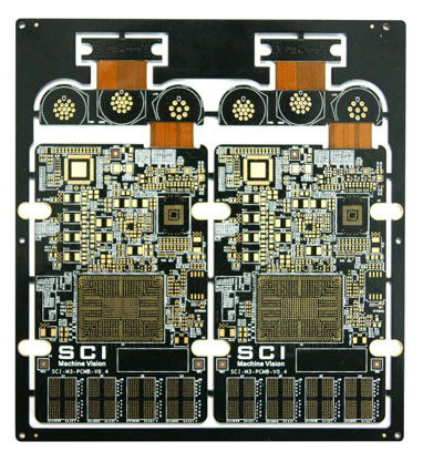 12 Lagen stijve flex-PCB 12-Layers-rigid-flex-PCB