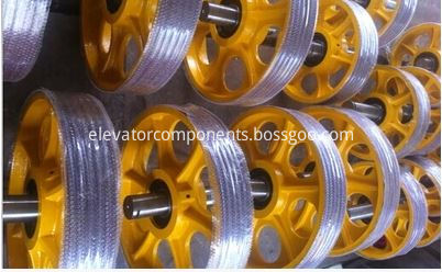Elevator Cast Iron Pulley Elevator Suspension Pulley