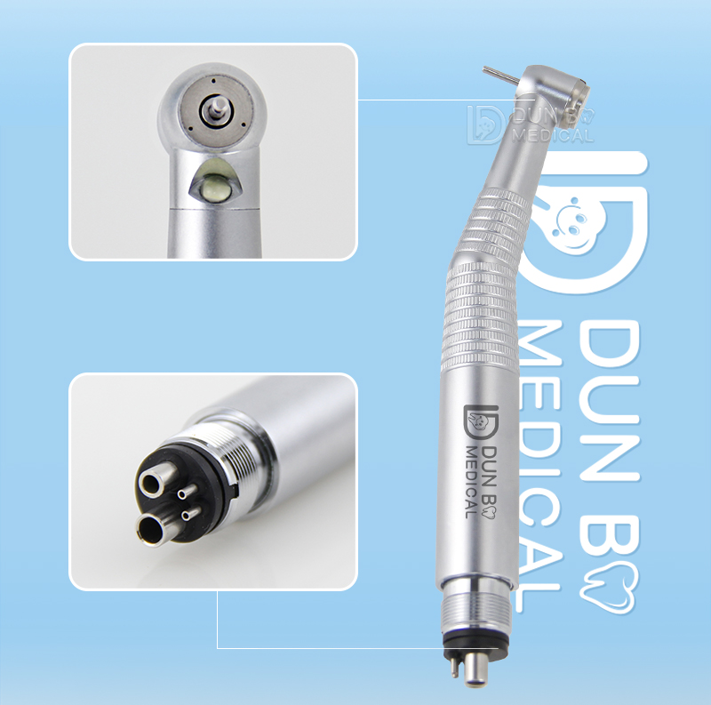 Knurled Dental High Speed Handpieces With Light Knurled Dental High Speed Handpieces With Light