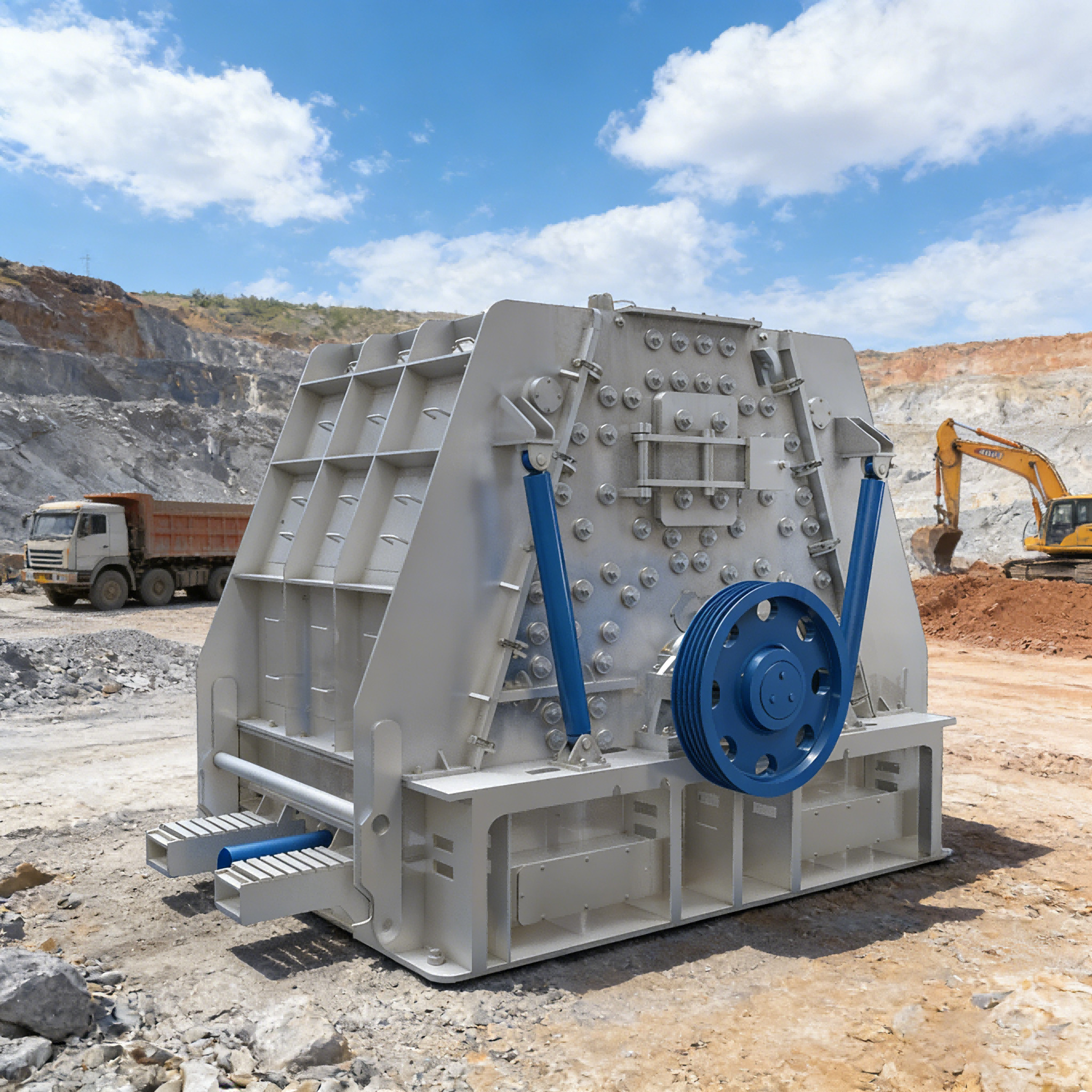 River Pebble Double Cavity Crusher River Pebble Double Cavity Crusher