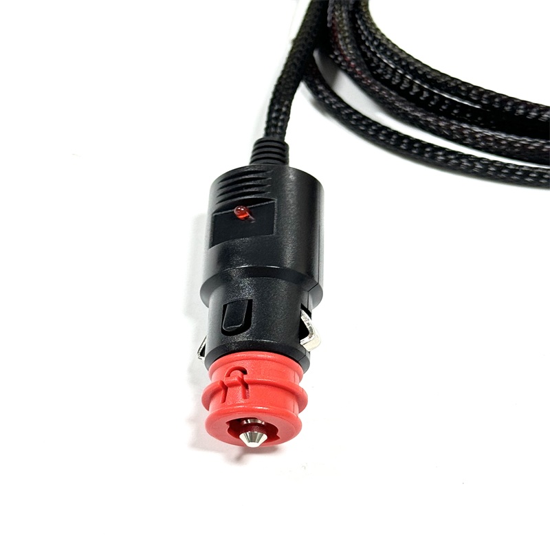 Custom 4P Male Connector to Cigarette Lighter Plug Wiring Harness Custom 4P Male Connector to Cigarette Lighter Plug Wiring Harness
