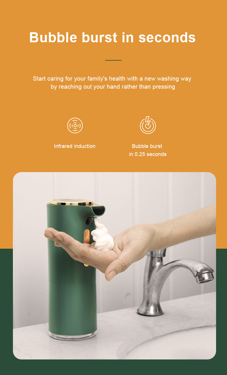 China 3-Level Adjustable Automatic Foaming Soap Dispenser China 3-Level Adjustable Automatic Foaming Soap Dispenser