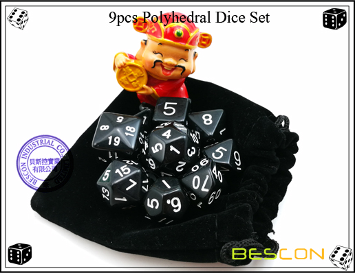 9pcs Polyhedral Dice Set-26 9pcs Polyhedral Dice Set-26