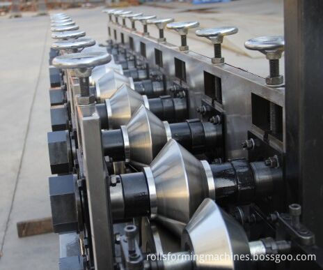 Angle machine with holes