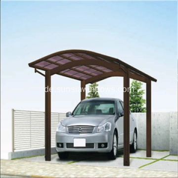 China Aluminium Autoparkplatz Mit Polycarbonat Dach Hersteller