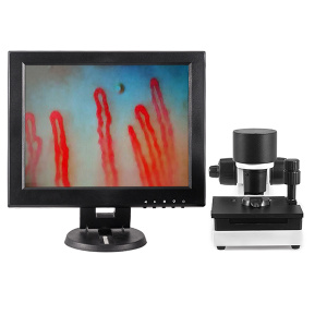 High Quality 12inch LCD Digital Electron blood Microscope