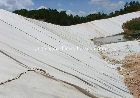 geotextile needle punching production line geotextile needle punching production line