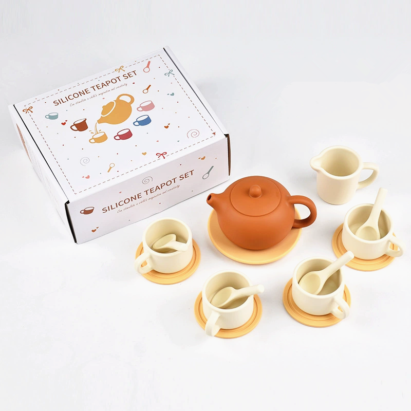 silicone tea set toys MFZ-G008A silicone tea set toys MFZ-G008A