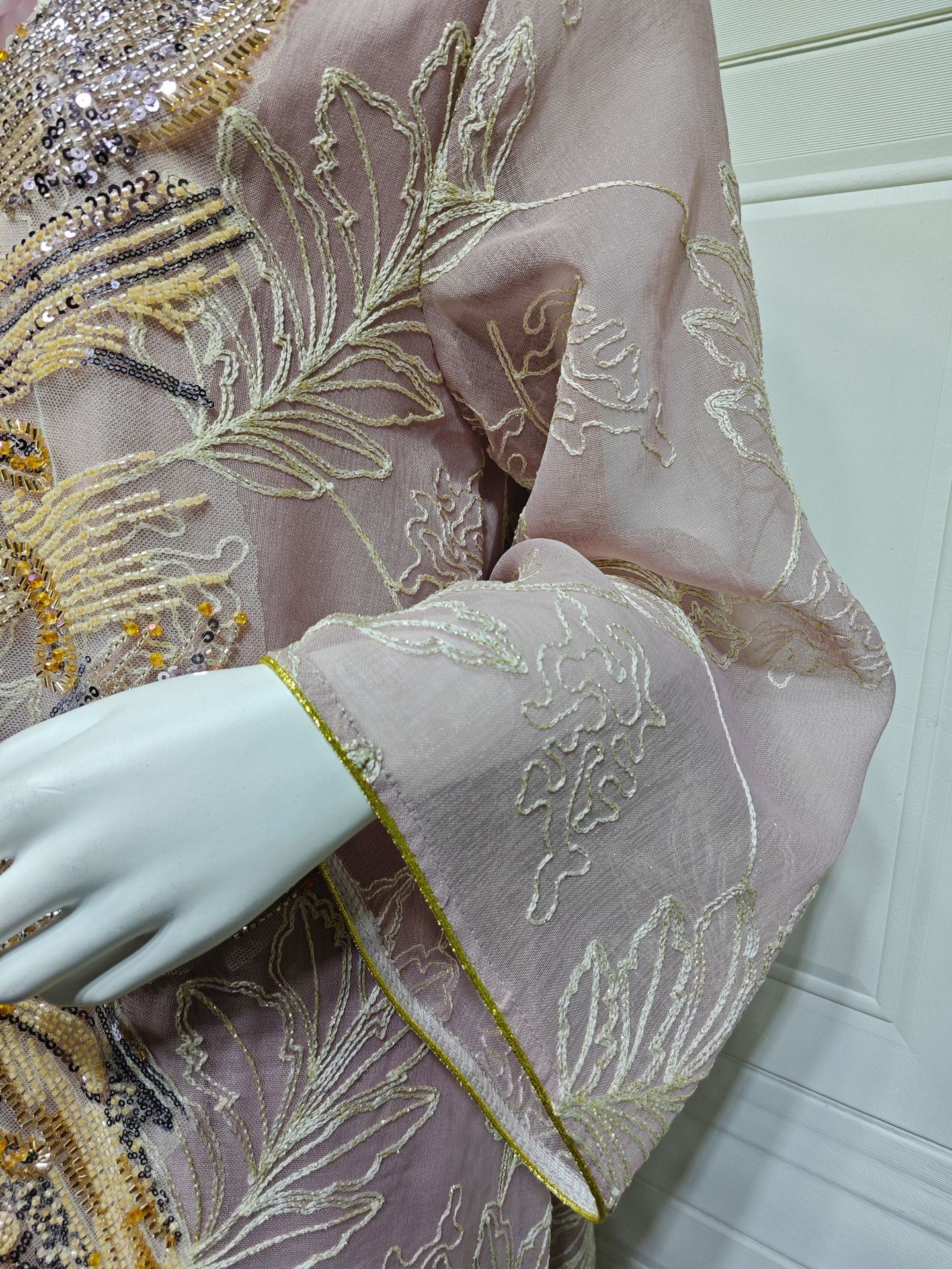 Evening Dress Beaded Jalabiya Abaya AB556 (3) Evening Dress Beaded Jalabiya Abaya AB556 (3)