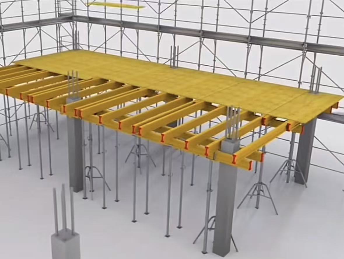 3 Ply Yellow Shuttering Panel Application