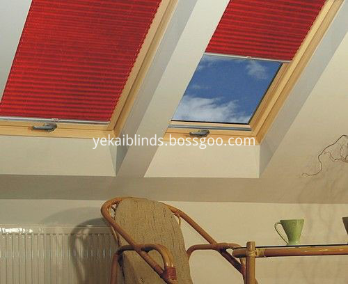 skylight type Pleated Blinds