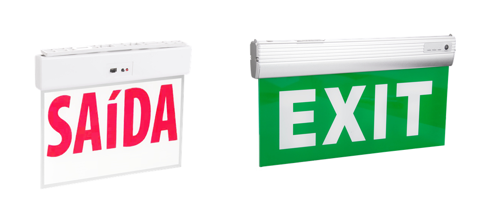 Ni-cd battery emergency exit sign 