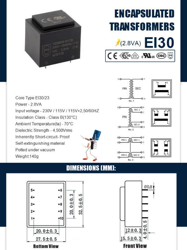 encapsulated transformer 