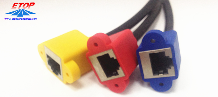 Molded RJ45 Connector Cable Wiring