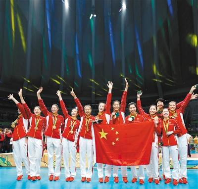 Chinese Women's Volleyball Team in Rio 2016