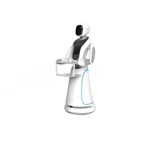 Cafe Waiter Robot Delivery Drink and Food
