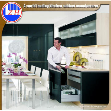China Mdf Black Acryl Kuche Schrank Mobel Angepasst Hersteller
