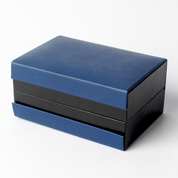 Caixa de papel de empacotamento impressa costume do anel de casamento Custom Printed Wedding Ring Packaging Paper Box