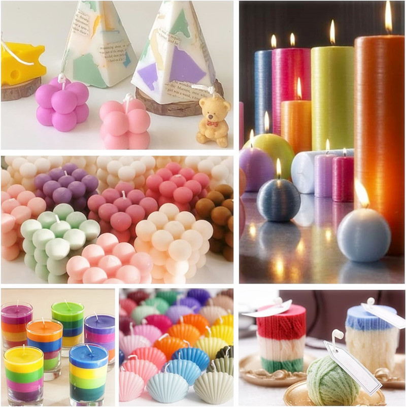 Colorful Art Candles Colorful Art Candles