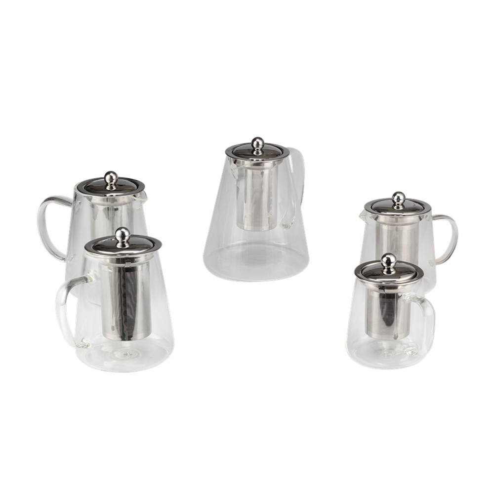 Hot Sell Professional Glass Tea Pot With Infuser