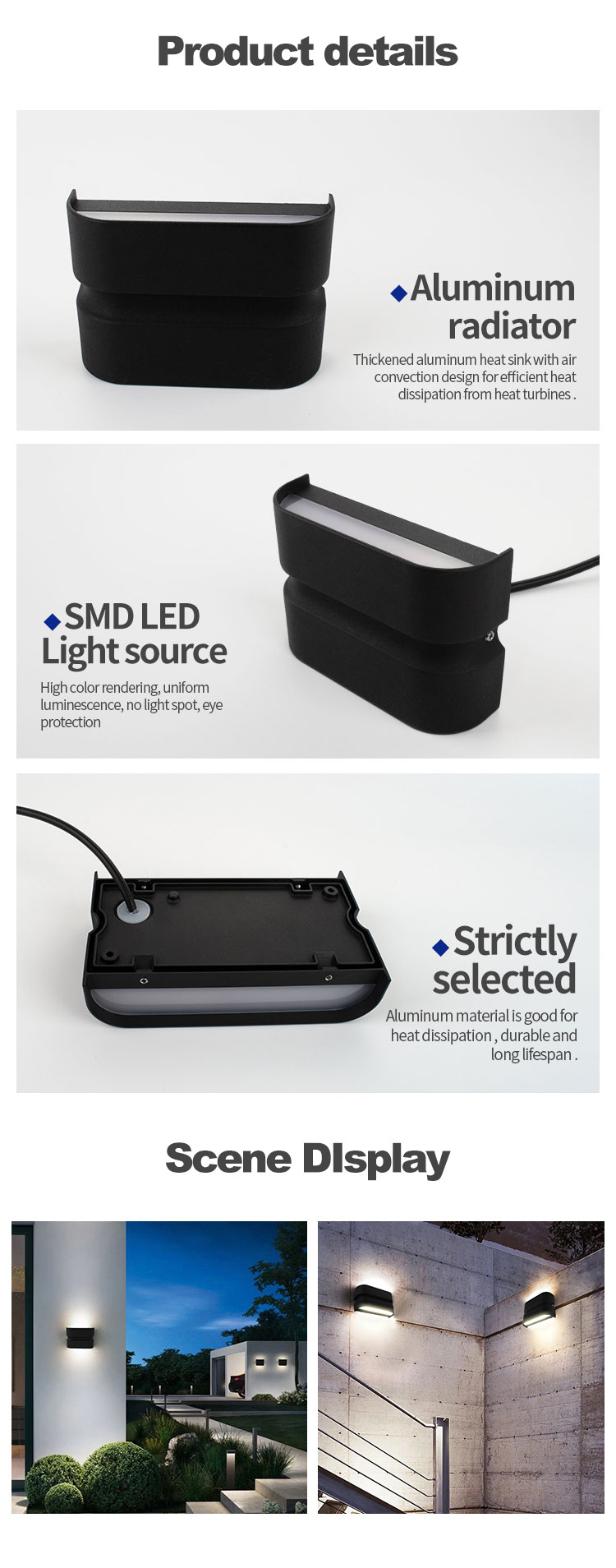 square up down wall light square up down wall light
