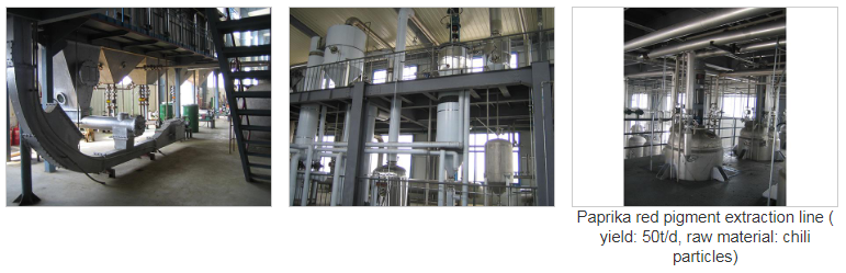 Ligne d'extraction de pigments naturels Natural Pigment Extraction Line