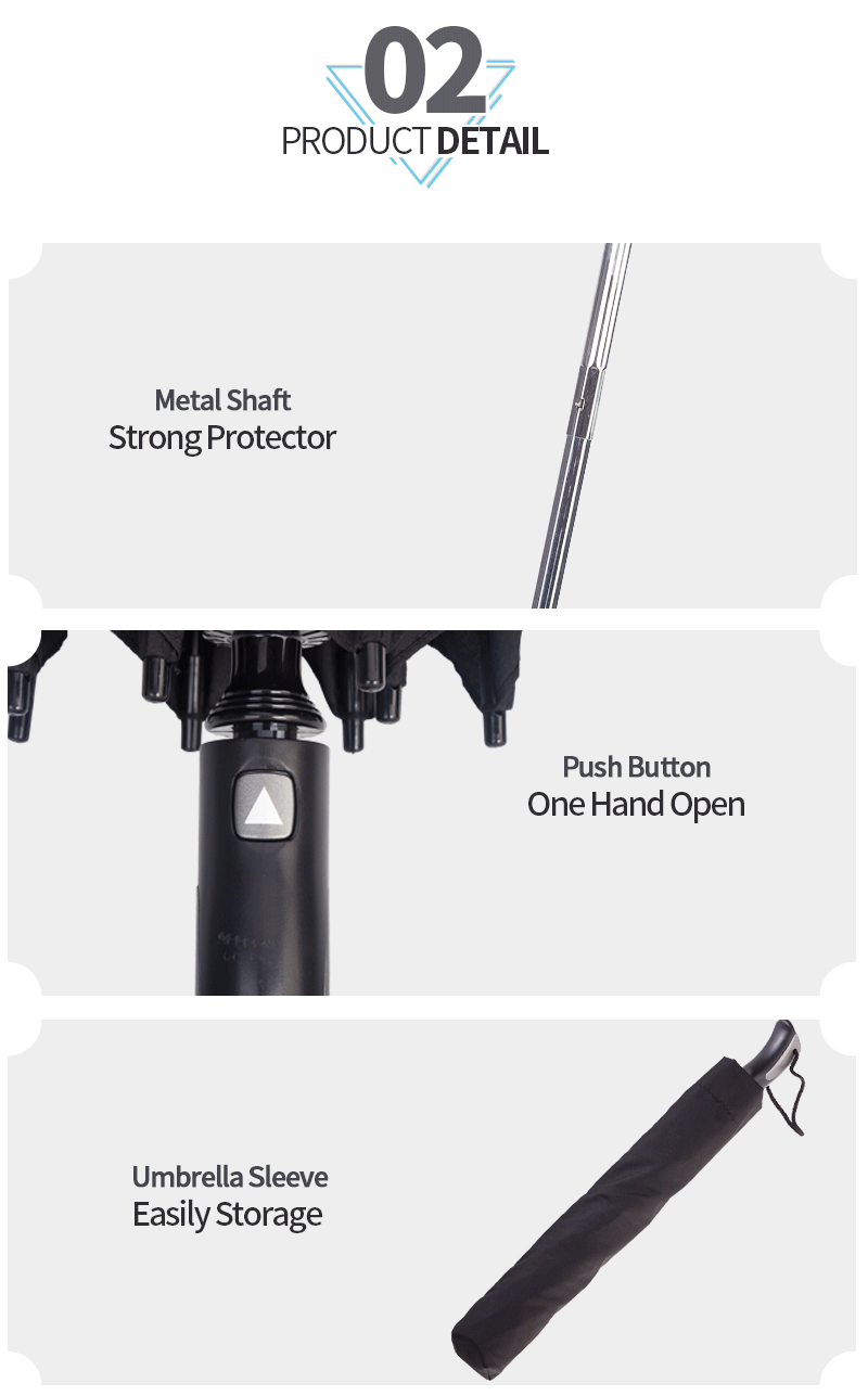 Zwarte kleur Big Size winddichte heren opvouwbare paraplu Black Color Big Size Windproof Mens Folding Umbrella