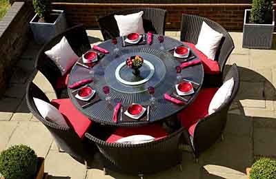 Round Patio Dining Set