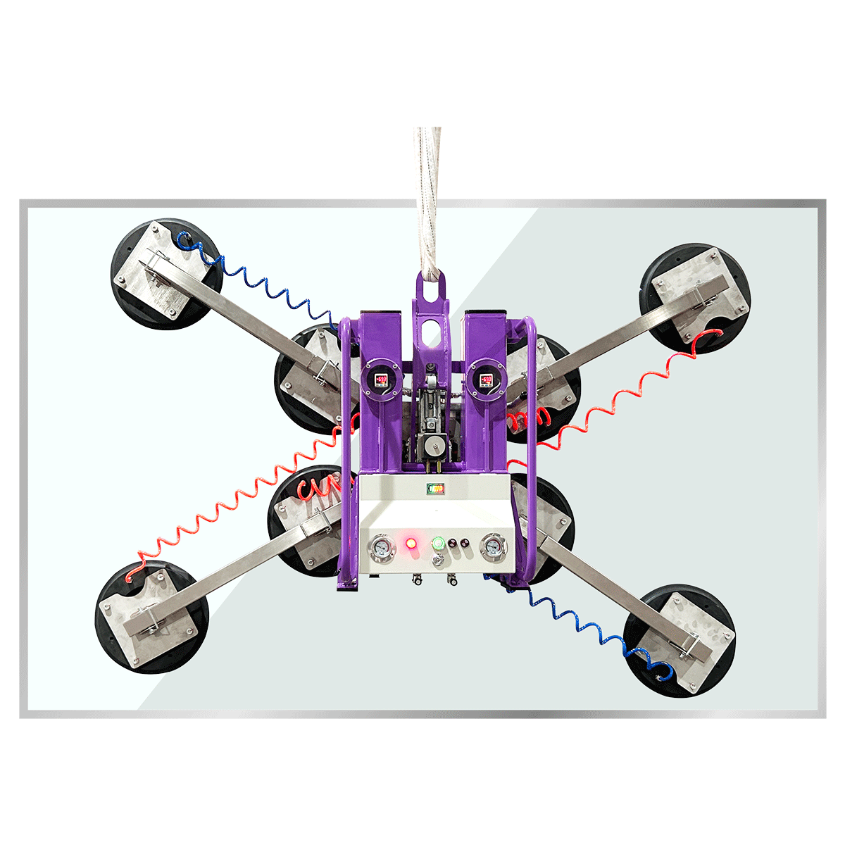 650kg Glass Hoist Glassboy 8D Glass Vacuum L 650kg Glass Hoist Glassboy 8D Glass Vacuum L