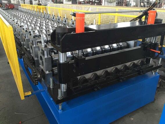 IBR trapezoid roof sheet roll forming machine