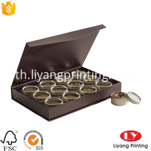 กล่องชาพับได้ tea box folding