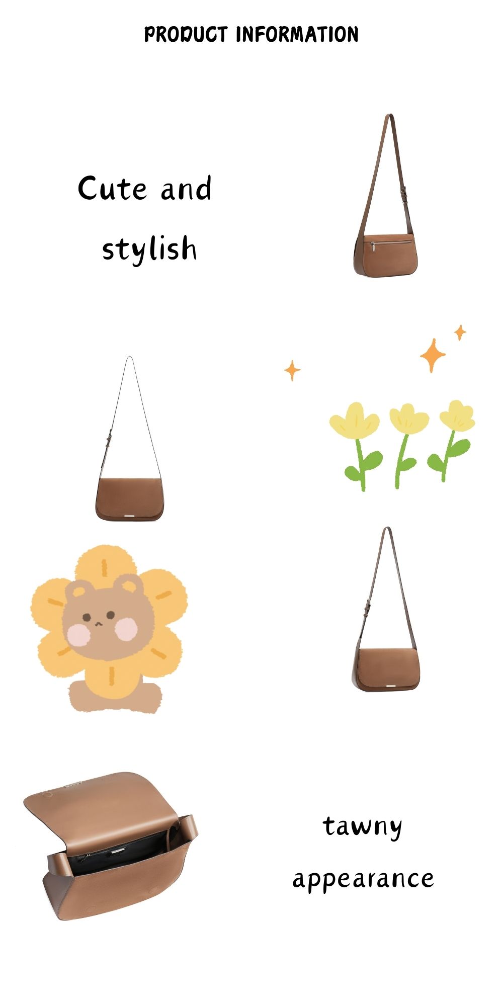 Charming Brown Chain Strap Bag – Elegance in Simplicity Charming Brown Chain Strap Bag – Elegance in Simplicity