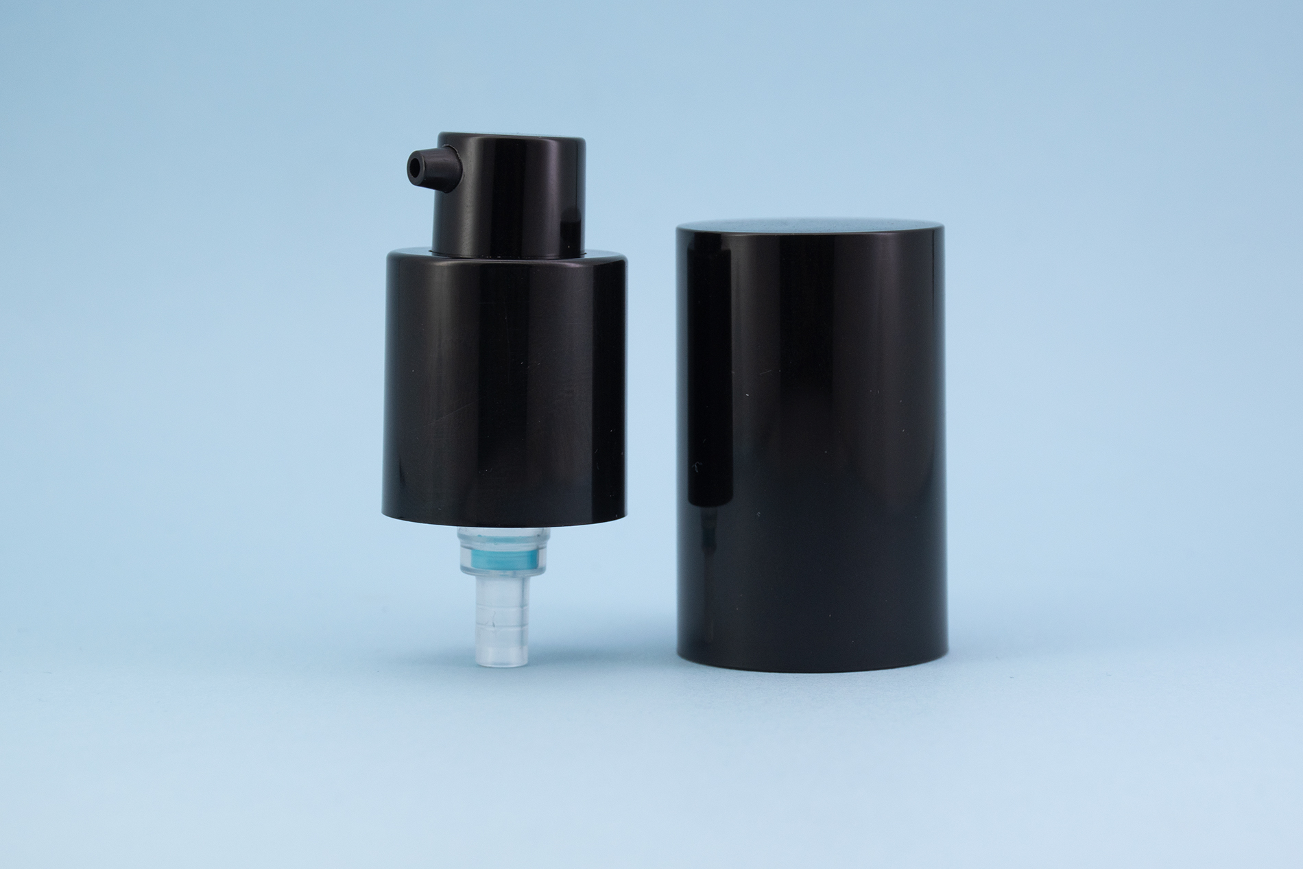 20/410 black outer spring cream pump with double wall 20/410 black outer spring cream pump with double wall