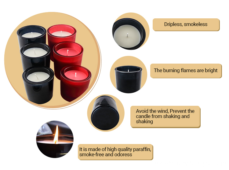 glass candle glass candle