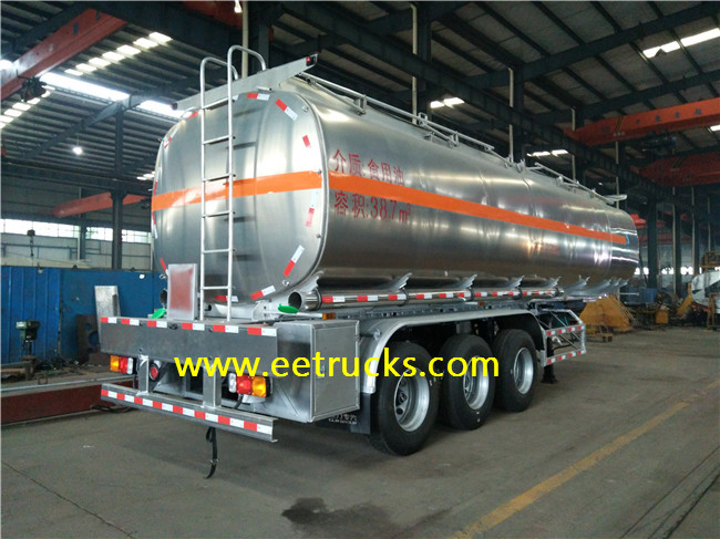 Remorques à citerne à huile comestible à 40 CBM 40 CBM Edible Oil Tank Trailers