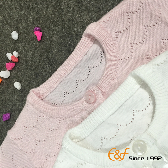 Pointelle Weave Sweater Crew Neck Pointelle Weave Sweater Crew Neck