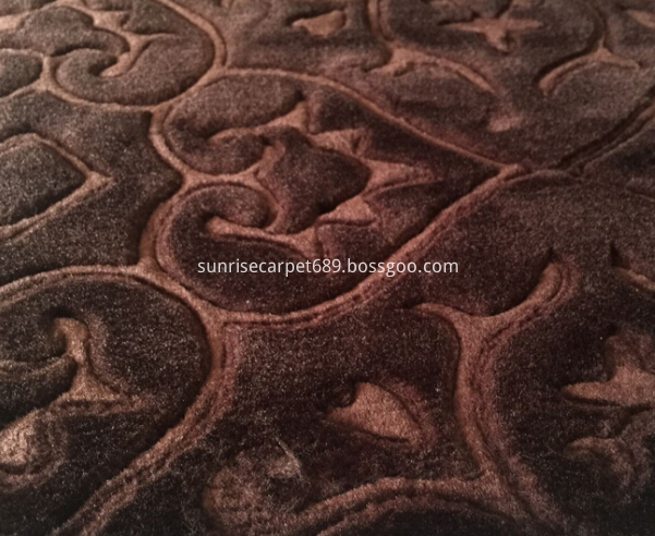 Makro Figur Prägung Teppich macro figure embossing carpet