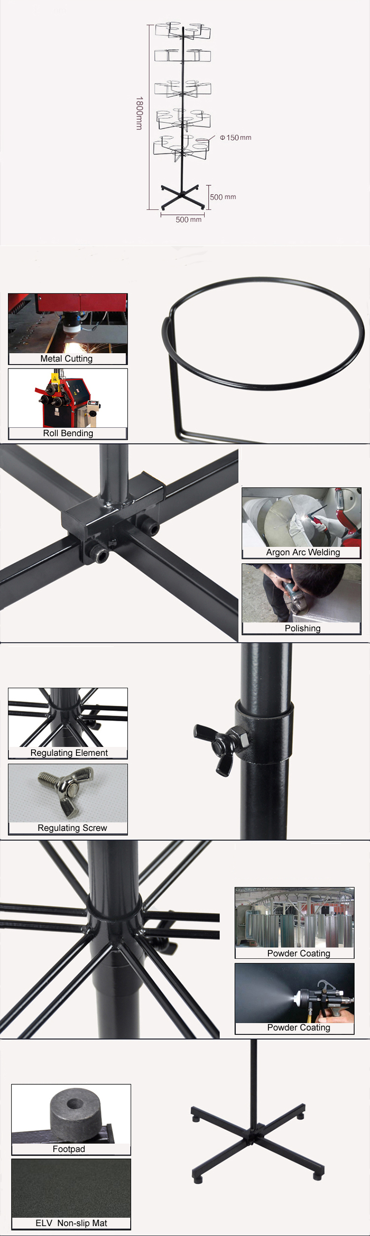 Metal Wire Cap Rack Metal Wire Cap Rack