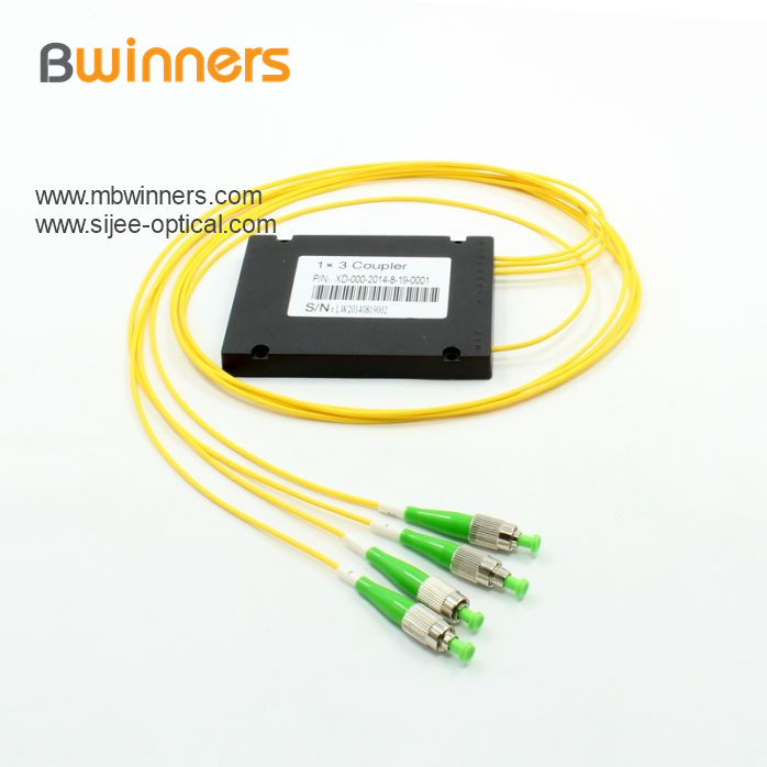 Plastic Box Fc Apc 1x3 Fbt Coupler Fbt Splitter Plastic Box Fc Apc 1x3 Fbt Coupler Fbt Splitter