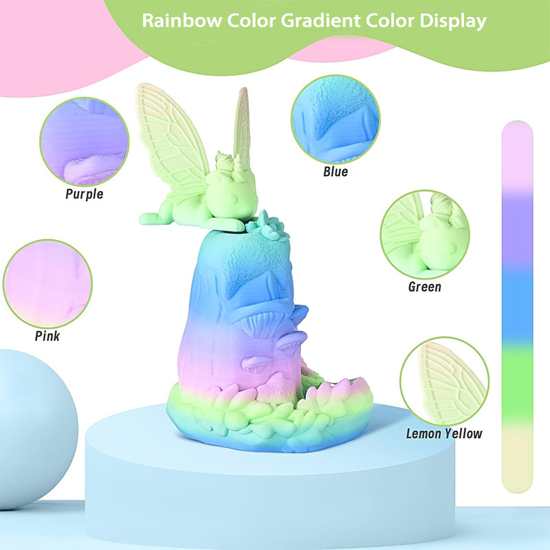 Rainbow Color Gradient Matte PLA Rainbow Color Gradient Matte PLA