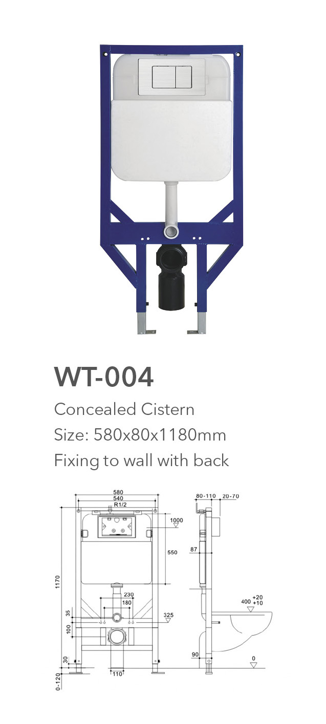 Wt 004 Concealed Water Tank