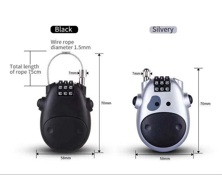 10 Cartoon Cow Padlock 10 Cartoon Cow Padlock
