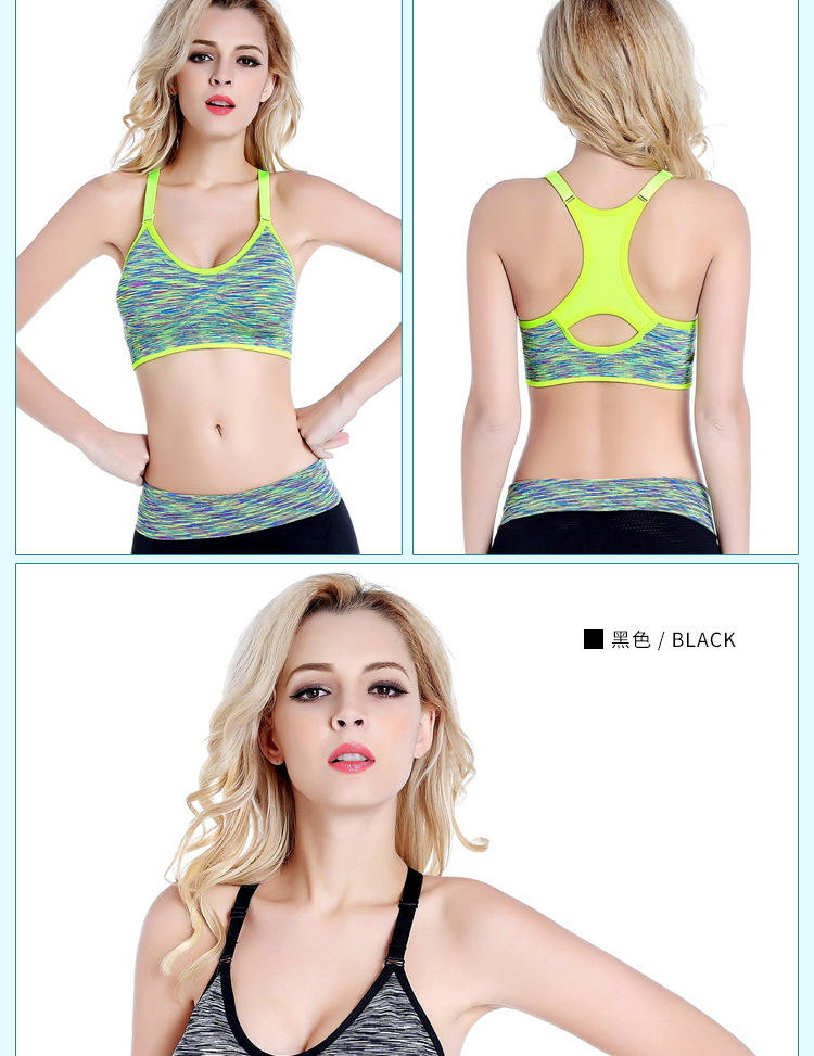 Cómodo sujetador de yoga Sujetador de entrenamiento de alto impacto Comfortable Yoga Bra High Impact Workout Bra