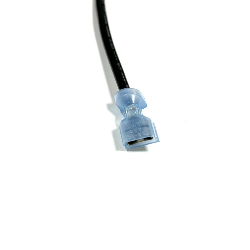 14AWG Black Jumper Wiring Harness with TE Quick Disconnect Terminal, 12 Inch Single-End Cable 14AWG Black Jumper Wiring Harness with TE Quick Disconnect Terminal, 12 Inch Single-End Cable