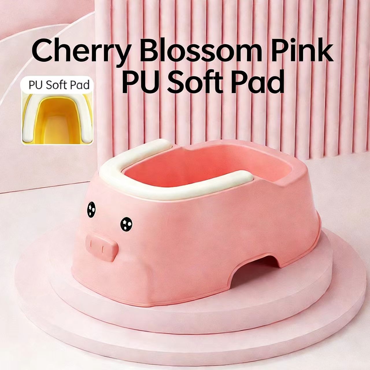 Wash basin seat with PVC cushion Wash basin seat with PVC cushion