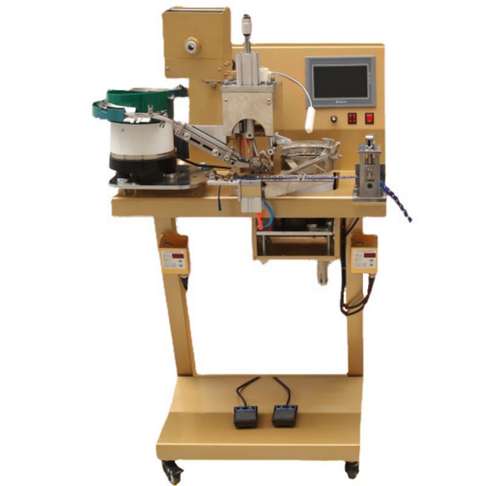 KD-198-E8 Multi-function Automatic Plastic button setting machine for welt (pineapple shape nail) (2) KD-198-E8 Multi-function Automatic Plastic button setting machine for welt (pineapple shape nail) (2)