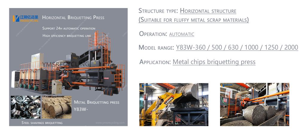 Y83w Metal Briquetting Press Machine