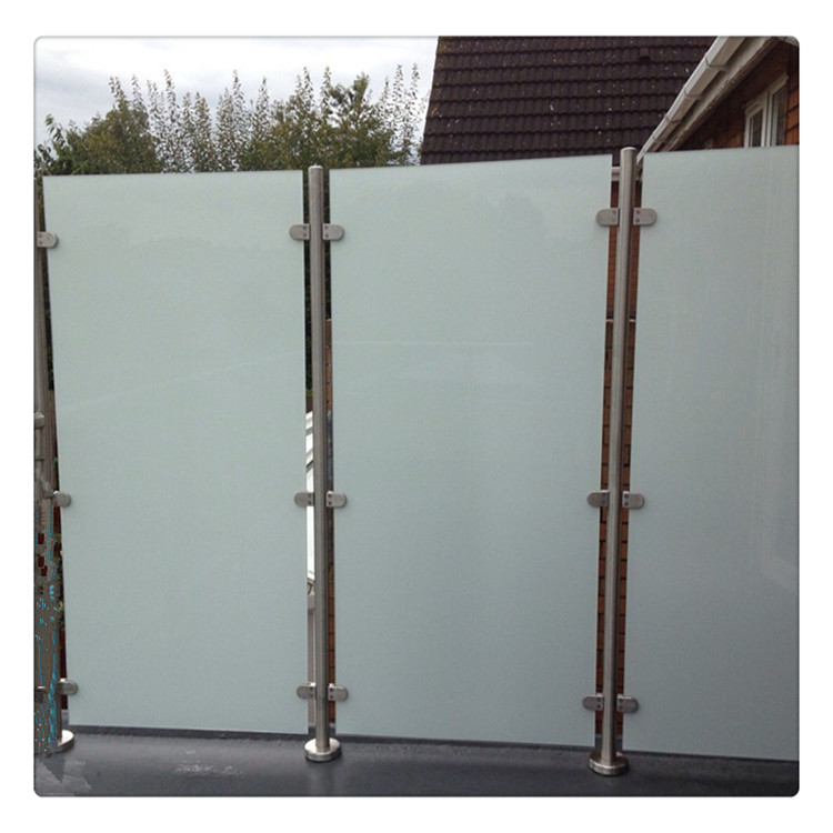 Toughened frosted glass