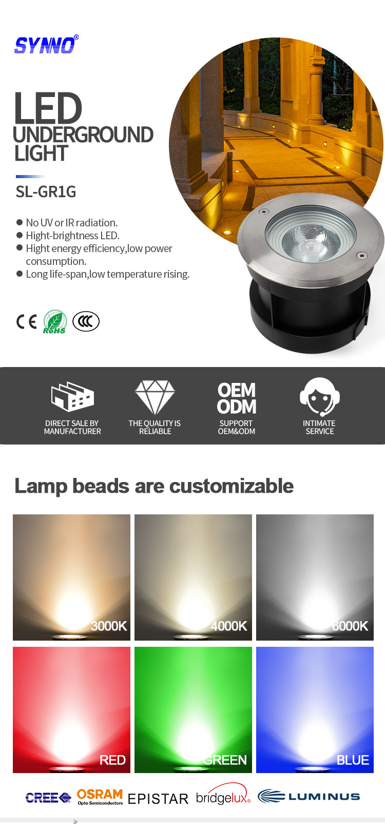 cob led inground light cob led inground light