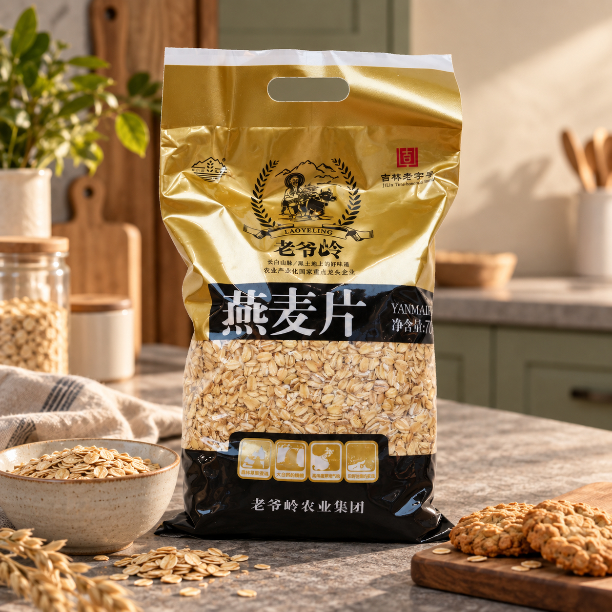 Organic mixed grain oatmeal4 Organic mixed grain oatmeal4
